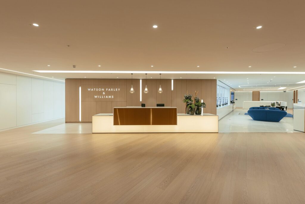 15 Appold Street, completed interior