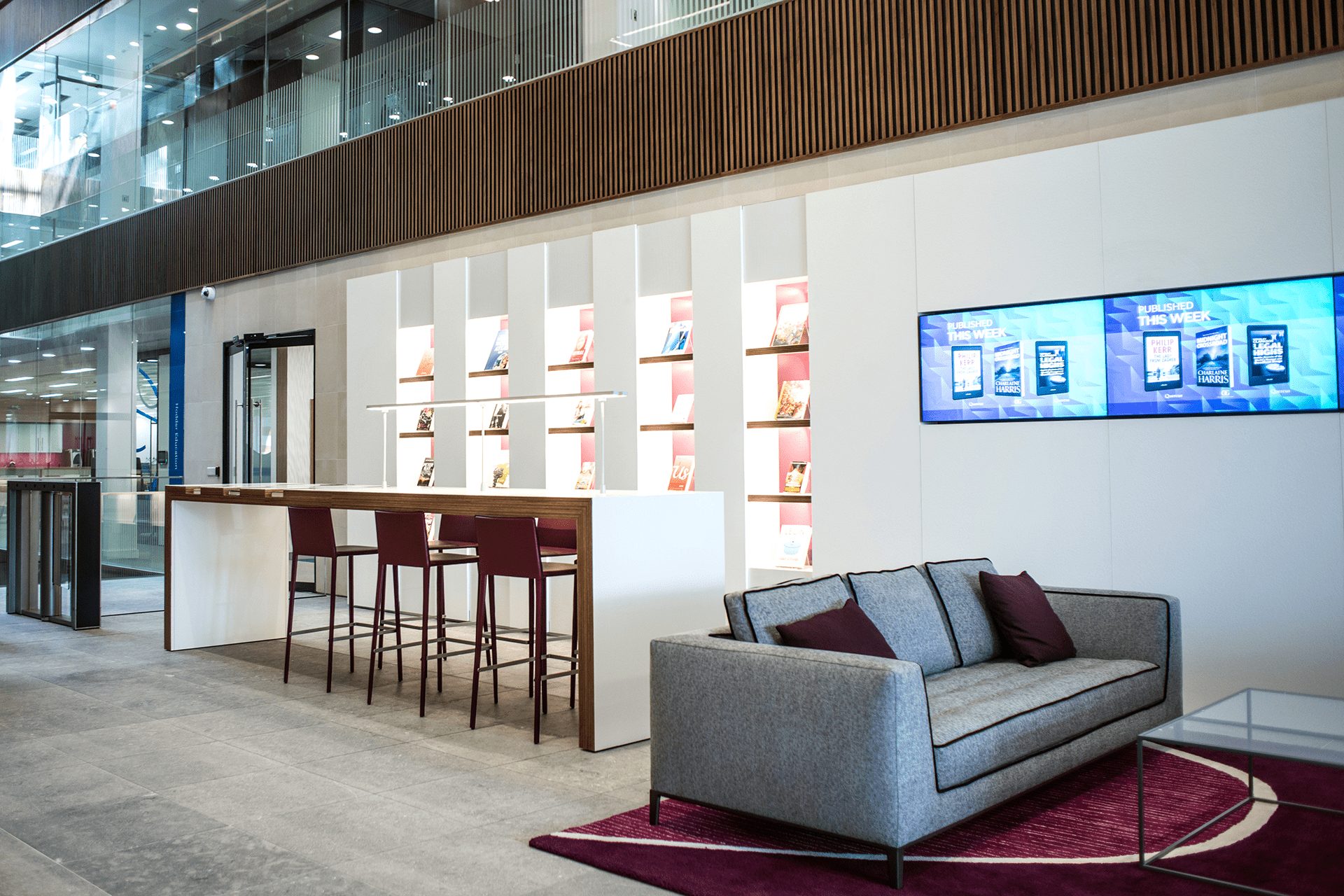 Carmelite House, Hachette UK, interior photograph
