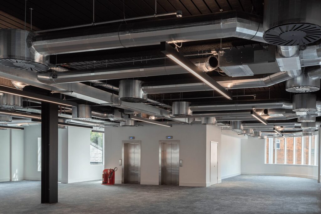 The Carbon Building, Kings Wharf, Reading, completed interior
