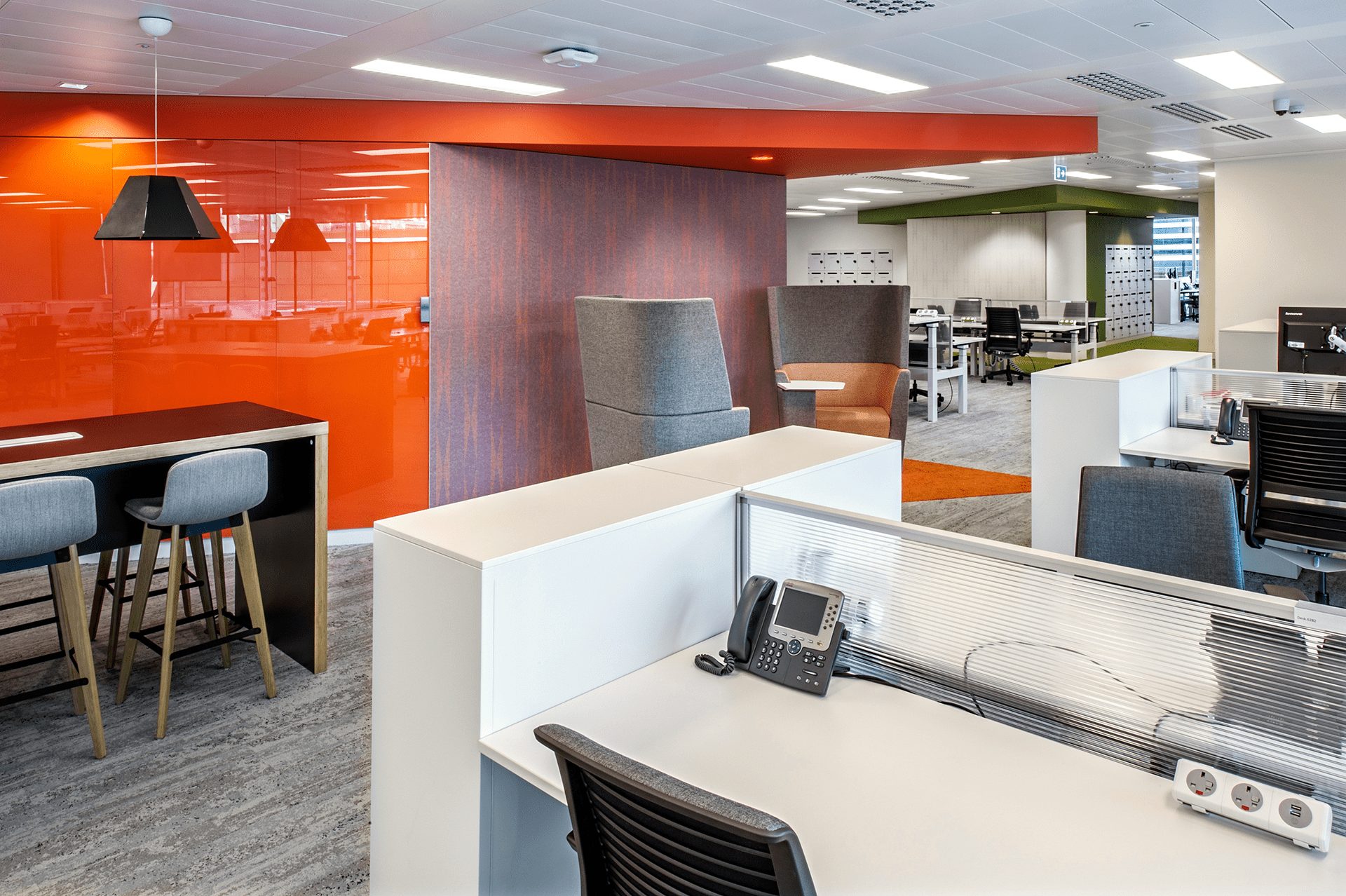 Oracle office, interior photograph