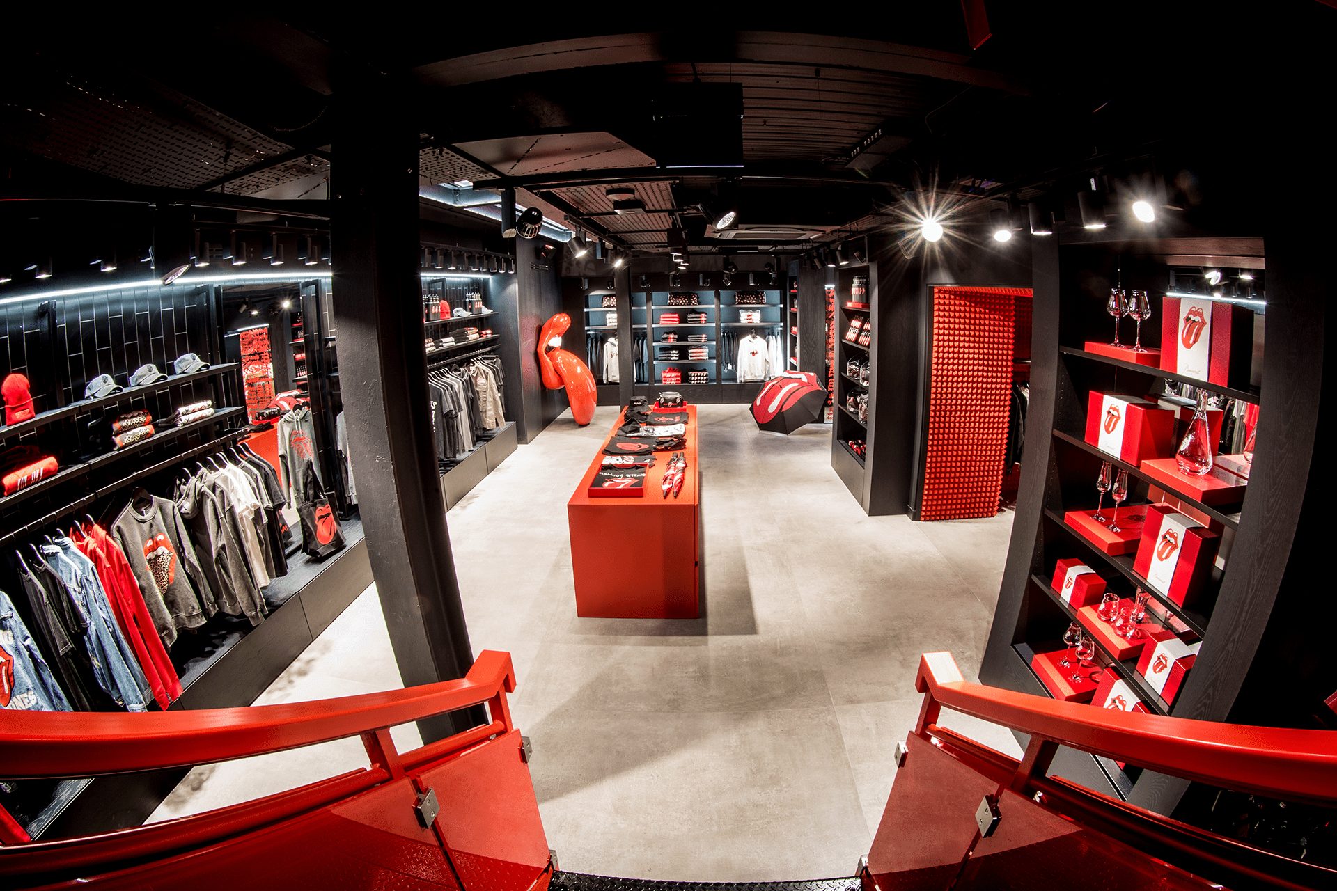 RS No.9 Carnaby, The Rolling Stones store, interior photograph