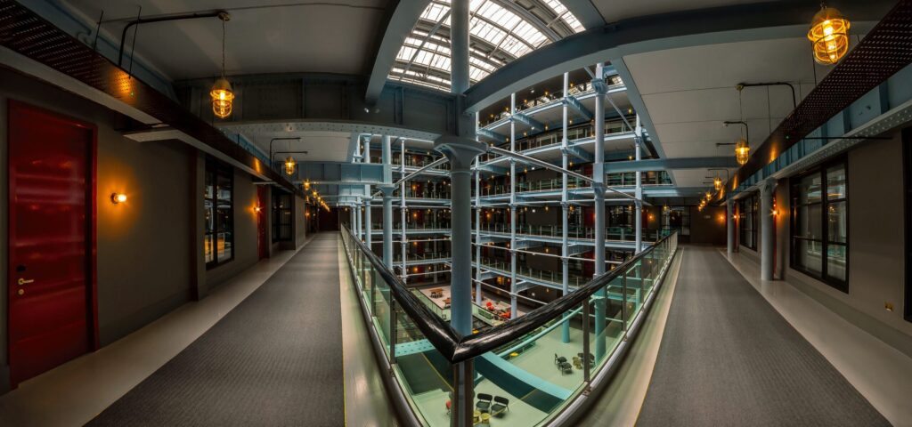 The Place, London Warehouse, Manchester, interior photograph