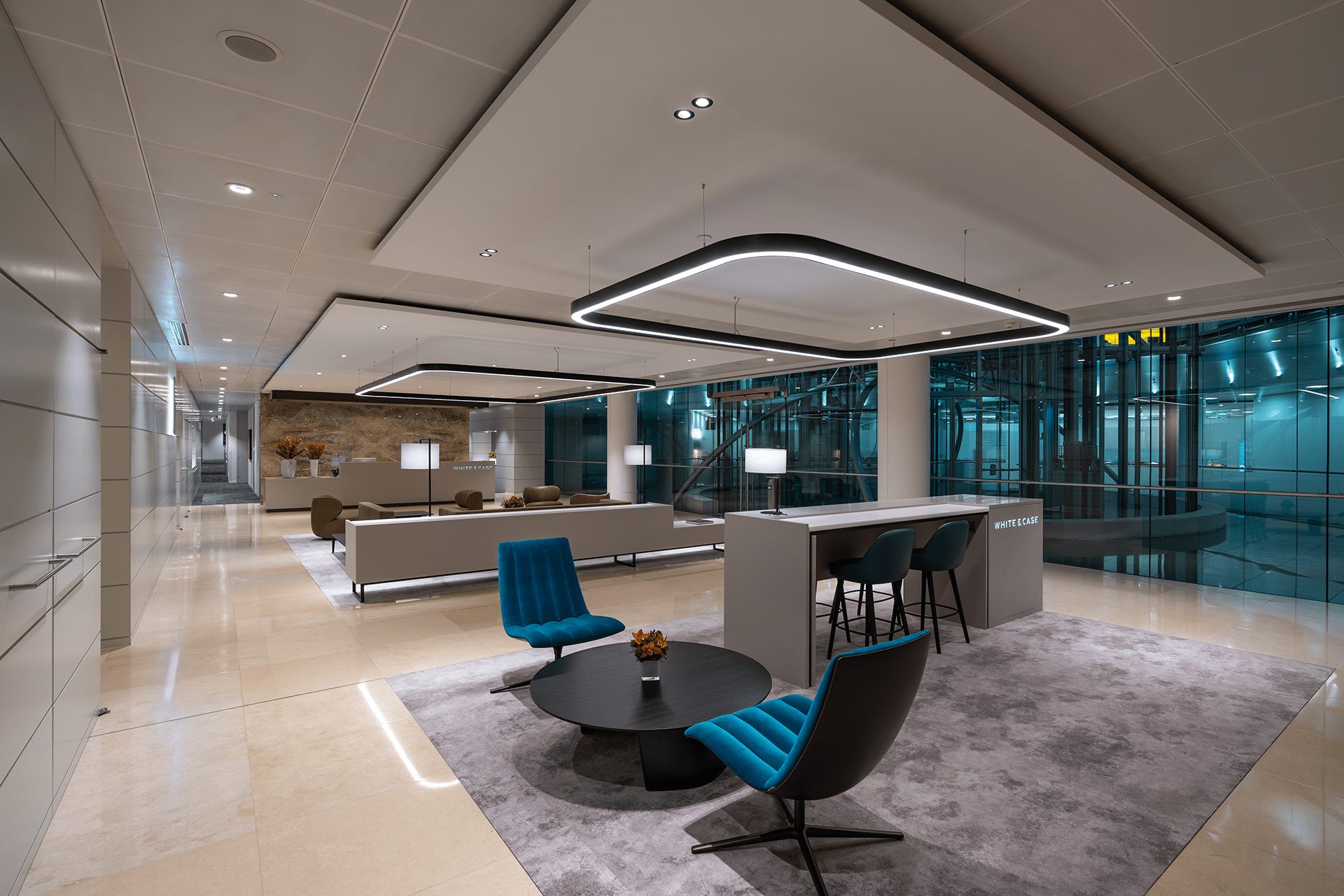 White & Case, interior photograph
